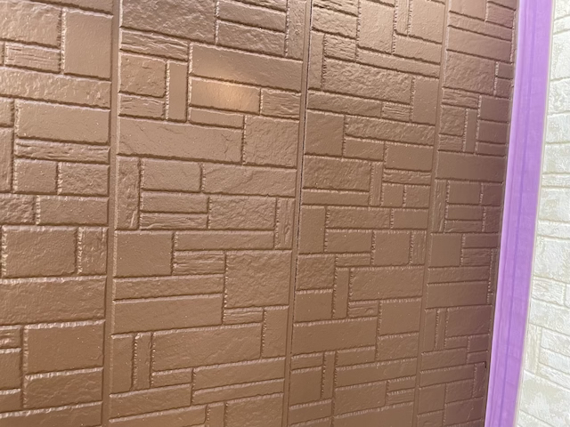 草加市長栄　サイディング外壁塗装工事　